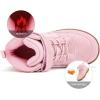 imageBMCiTYBM Toddler Snow Boots Boys Girls Winter Waterproof Shoes Cold Weather OutdoorLight Pink