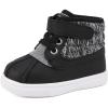 imageBMCiTYBM Baby Snow Boots Boys Girls Winter Infant Shoes AntiSlip 6 9 12 18 24 Months Faux FurYarns Black