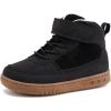imageBMCiTYBM Toddler Snow Boots Boys Girls Winter Waterproof Shoes Cold Weather OutdoorLight Black