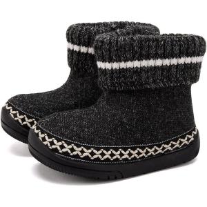 imageBMCiTYBM Baby Girls Boys Boots High Top First Walking ShoesWhite Black