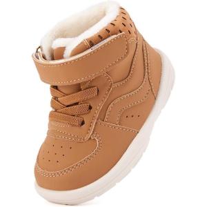 imageBMCiTYBM Baby Snow Boots Boys Girls Winter Infant Shoes AntiSlip 6 9 12 18 24 Months Faux FurCamel