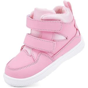 imageBMCiTYBM Toddler Snow Boots Boys Girls Winter Waterproof Shoes Cold Weather OutdoorDark Pink