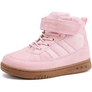 imageBMCiTYBM Toddler Snow Boots Boys Girls Winter Waterproof Shoes Cold Weather OutdoorLight Pink