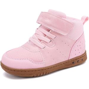 imageBMCiTYBM Toddler Snow Boots Boys Girls Winter Waterproof Shoes Cold Weather OutdoorSolid Pink