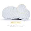 imageBMCiTYBM Toddler Shoes Boys Girls Barefoot Walking Shoes Breathable Mesh Sneakers Tennis Slip on9navy