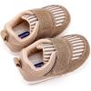 imageBMCiTYBM Baby Shoes Infant Boy Girl First Walking Shoes Toddler Lightweight NonSlip Tennis Sneakers for 6 9 12 18 24 MonthsDenim Khaki