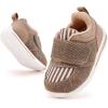 imageBMCiTYBM Baby Shoes Infant Boy Girl First Walking Shoes Toddler Lightweight NonSlip Tennis Sneakers for 6 9 12 18 24 MonthsDenim Khaki