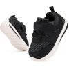 imageBMCiTYBM Baby Shoes Infant Boy Girl First Walking Shoes Toddler Lightweight NonSlip Tennis Sneakers for 6 9 12 18 24 MonthsMuti Black