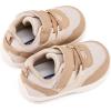 imageBMCiTYBM Baby Shoes Infant Boy Girl First Walking Shoes Toddler Lightweight NonSlip Tennis Sneakers for 6 9 12 18 24 MonthsMuti Camel