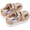 imageBMCiTYBM Baby Shoes Infant Boy Girl First Walking Shoes Toddler Lightweight NonSlip Tennis Sneakers for 6 9 12 18 24 MonthsTwotone Camel