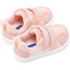 imageBMCiTYBM Baby Shoes Infant Boy Girl First Walking Shoes Toddler Lightweight NonSlip Tennis Sneakers for 6 9 12 18 24 MonthsTwotone Pink