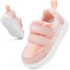 imageBMCiTYBM Baby Shoes Infant Boy Girl First Walking Shoes Toddler Lightweight NonSlip Tennis Sneakers for 6 9 12 18 24 MonthsTwotone Pink