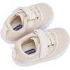 imageBMCiTYBM Baby Walking Shoes Infant Boy Girl First Walker Sneakers Breathable Lightweight NonSlip Barefoot Shoes 6 9 12 18 24 Months1 Strap Beige