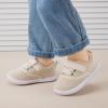 imageBMCiTYBM Baby Walking Shoes Infant Boy Girl First Walker Sneakers Breathable Lightweight NonSlip Barefoot Shoes 6 9 12 18 24 Months1 Strap Beige
