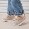 imageBMCiTYBM Baby Walking Shoes Infant Boy Girl First Walker Sneakers Breathable Lightweight NonSlip Barefoot Shoes 6 9 12 18 24 Months1 Strap Camel
