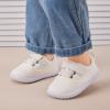 imageBMCiTYBM Baby Walking Shoes Infant Boy Girl First Walker Sneakers Breathable Lightweight NonSlip Barefoot Shoes 6 9 12 18 24 Months1 Strap White
