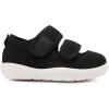 imageBMCiTYBM Baby Walking Shoes Infant Boy Girl First Walker Sneakers Breathable Lightweight NonSlip Barefoot Shoes 6 9 12 18 24 Months2 Strap Black