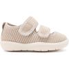 imageBMCiTYBM Baby Walking Shoes Infant Boy Girl First Walker Sneakers Breathable Lightweight NonSlip Barefoot Shoes 6 9 12 18 24 Months2 Strap Camel