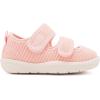 imageBMCiTYBM Baby Walking Shoes Infant Boy Girl First Walker Sneakers Breathable Lightweight NonSlip Barefoot Shoes 6 9 12 18 24 Months2 Strap Pink