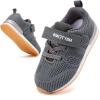 imageBMCiTYBM Toddler Shoes Boys Girls Barefoot Shoes Kids Breathable Sneakers Tennis Shoes for Running Walking Athletic SportsAgrey