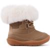 imageBMCiTYBM Toddler Snow Boots Baby Boys Girls Winter Warm Boots Infant High Top Shoes Faux Fur Bootie for Cold Weather OutdoorChevron Brown
