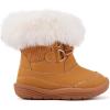 imageBMCiTYBM Toddler Snow Boots Baby Boys Girls Winter Warm Boots Infant High Top Shoes Faux Fur Bootie for Cold Weather OutdoorChevron Camel