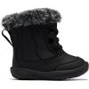 imageBMCiTYBM Toddler Snow Boots Baby Boys Girls Winter Warm Boots Infant High Top Shoes Faux Fur Bootie for Cold Weather OutdoorPure Black