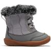 imageBMCiTYBM Toddler Snow Boots Baby Boys Girls Winter Warm Boots Infant High Top Shoes Faux Fur Bootie for Cold Weather OutdoorPure Grey