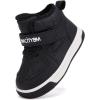 imageBMCiTYBM Toddler Baby Snow Boots Girls Boys Warm WinterLight Black