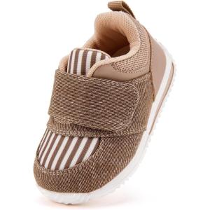 imageBMCiTYBM Baby Shoes Infant Boy Girl First Walking Shoes Toddler Lightweight NonSlip Tennis Sneakers for 6 9 12 18 24 MonthsDenim Khaki