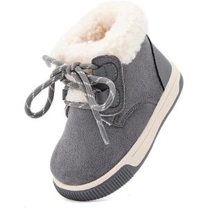 imageBMCiTYBM Toddler Baby Snow Boots Girls Boys Warm WinterGrey
