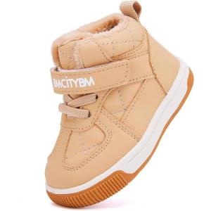 imageBMCiTYBM Toddler Baby Snow Boots Girls Boys Warm WinterLight Camel
