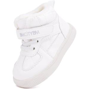 imageBMCiTYBM Toddler Baby Snow Boots Girls Boys Warm WinterLight White