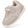 imageBMCiTYBM Baby Walking Sneakers Mesh Barefoot Boys Girls Breathable ShoesCamel