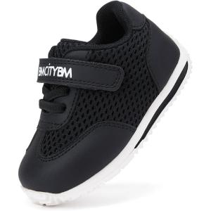 imageBMCiTYBM Baby Walking Sneakers Mesh Barefoot Boys Girls Breathable ShoesBlack