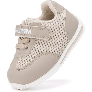imageBMCiTYBM Baby Walking Sneakers Mesh Barefoot Boys Girls Breathable ShoesCamel