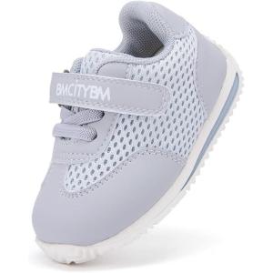imageBMCiTYBM Baby Walking Sneakers Mesh Barefoot Boys Girls Breathable ShoesGrey