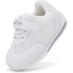 imageBMCiTYBM Baby Walking Sneakers Mesh Barefoot Boys Girls Breathable ShoesWhite