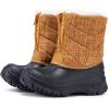 imageBMCiTYBM Toddler Snow Boots Boys Girls Winter Warm Shoes High Top Outdoor Sneakers for Cold WeatherAbrown