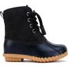 imageBMCiTYBM Toddler Winter Boots Waterproof Duck Snow Boots Boys Girls High Top Outdoor Warm Shoes for Cold Weather ToddlerLittle KidsBlack