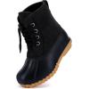 imageBMCiTYBM Toddler Winter Boots Waterproof Duck Snow Boots Boys Girls High Top Outdoor Warm Shoes for Cold Weather ToddlerLittle KidsBlack