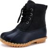imageBMCiTYBM Toddler Winter Boots Waterproof Duck Snow Boots Boys Girls High Top Outdoor Warm Shoes for Cold Weather ToddlerLittle KidsBlack