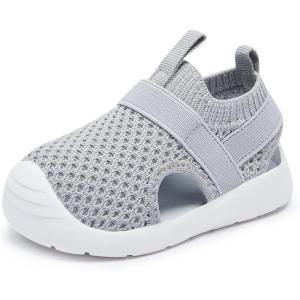 imageBMCiTYBM Baby Sandals Girls Boys Breathable Shoes Infant Summer Toddler Shoes NonSlip 6 9 12 16 18 24 MonthsKnittinggrey