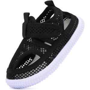 imageBMCiTYBM Baby Sandals Girls Boys Breathable Shoes Infant Summer Toddler Shoes NonSlip 6 9 12 16 18 24 MonthsMeshblack