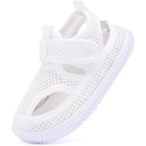 imageBMCiTYBM Baby Sandals Girls Boys Breathable Shoes Infant Summer Toddler Shoes NonSlip 6 9 12 16 18 24 MonthsMeshwhite