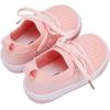 imageBMCiTYBM Baby Walking Shoes Infant Boys Girls Slip On Tennis Sneakers Lightweight Barefoot Sock Shoes Outdoor Indoor NonSlip Sneakers for Toddler 6 9 12 18 24 MonthsBpink