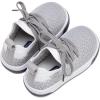 imageBMCiTYBM Baby Walking Shoes Infant Boys Girls Slip On Tennis Sneakers Lightweight Barefoot Sock Shoes Outdoor Indoor NonSlip Sneakers for Toddler 6 9 12 18 24 MonthsAgrey