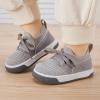 imageBMCiTYBM Baby Walking Shoes Infant Boys Girls Slip On Tennis Sneakers Lightweight Barefoot Sock Shoes Outdoor Indoor NonSlip Sneakers for Toddler 6 9 12 18 24 MonthsBgrey