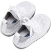 imageBMCiTYBM Baby Walking Shoes Infant Boys Girls Slip On Tennis Sneakers Lightweight Barefoot Sock Shoes Outdoor Indoor NonSlip Sneakers for Toddler 6 9 12 18 24 MonthsAwhite