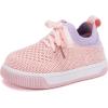 imageBMCiTYBM Baby Walking Shoes Infant Boys Girls Slip On Tennis Sneakers Lightweight Barefoot Sock Shoes Outdoor Indoor NonSlip Sneakers for Toddler 6 9 12 18 24 MonthsApink